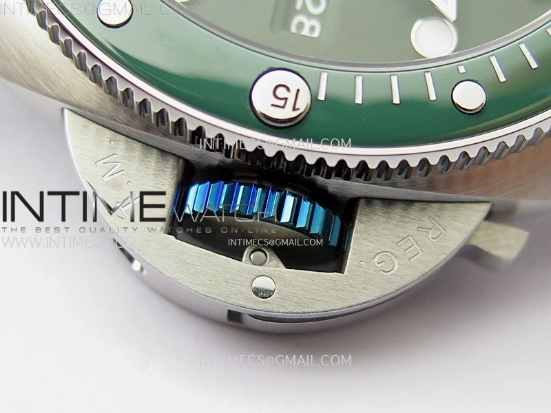 PAM1287 V TTF Best Edition Green Dial on Green Leather Strap P.900 Clone